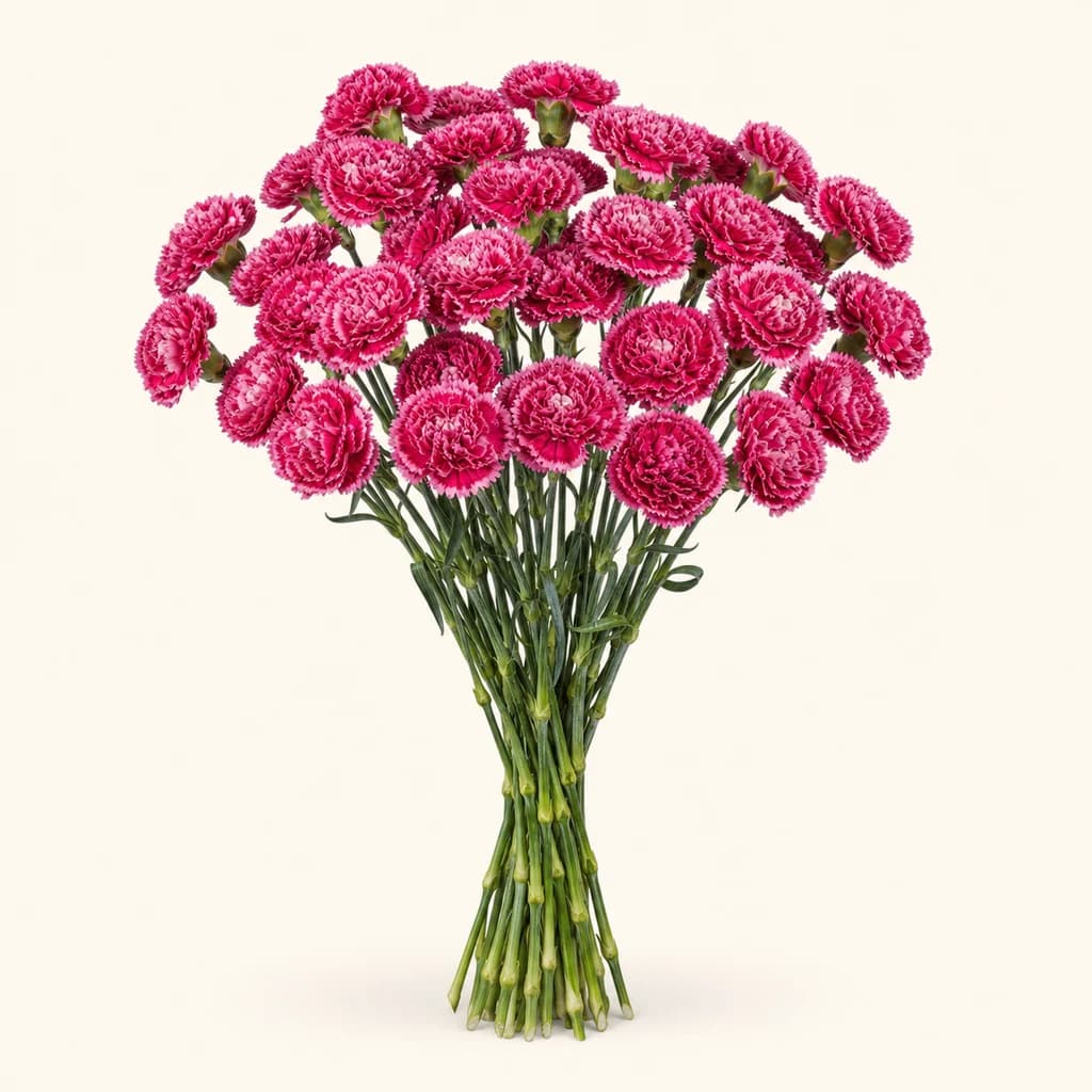 Krabelin mini Nobbio Palette burgundi-arrosa, 40 zurtoineko lotea (Dianthus caryophyllus)