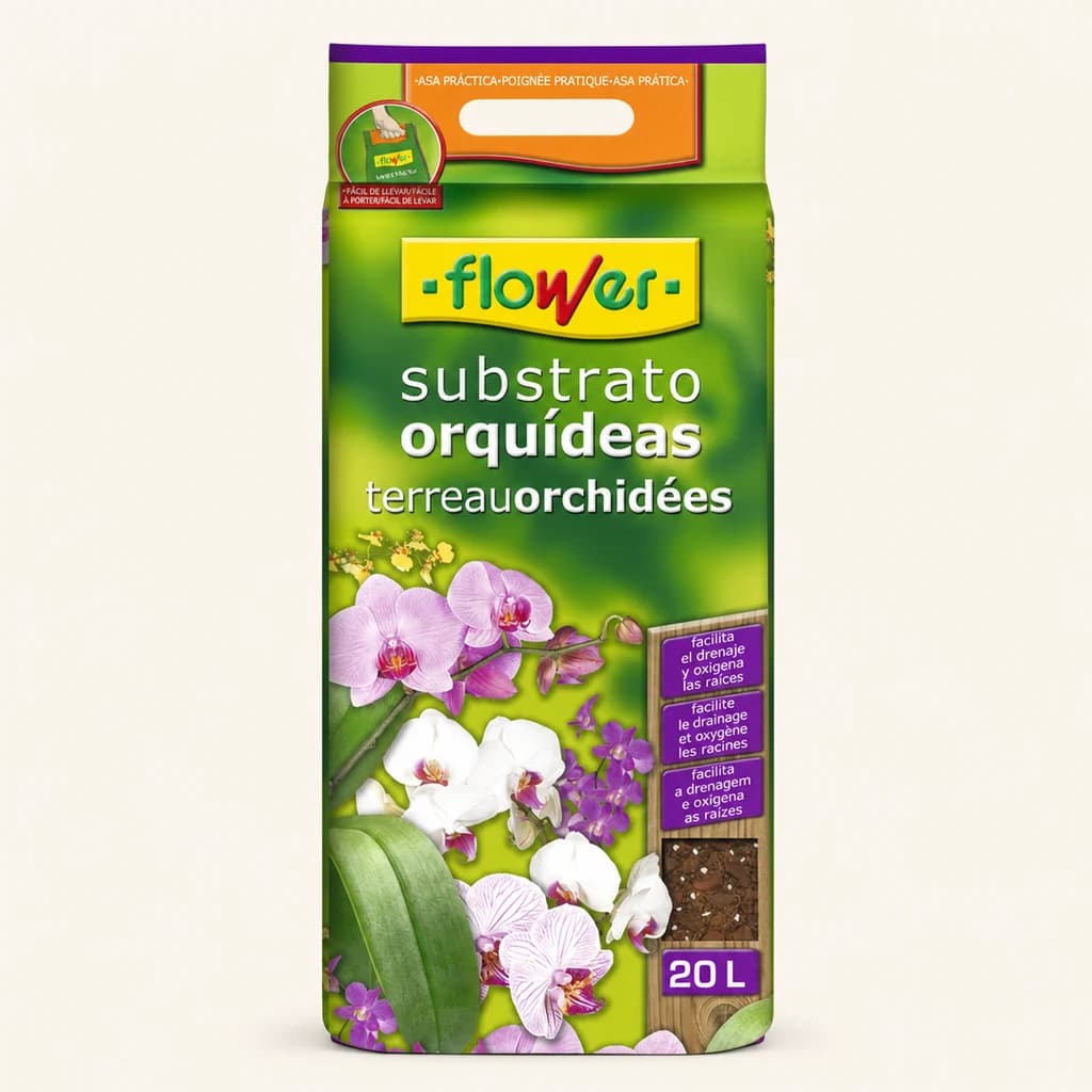 Terreau pour orchidées, lot de 2 unités