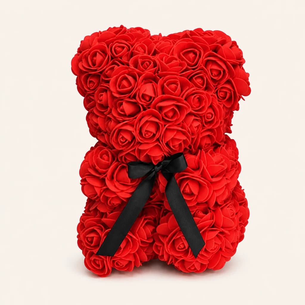 Oso de Rosas Vermello