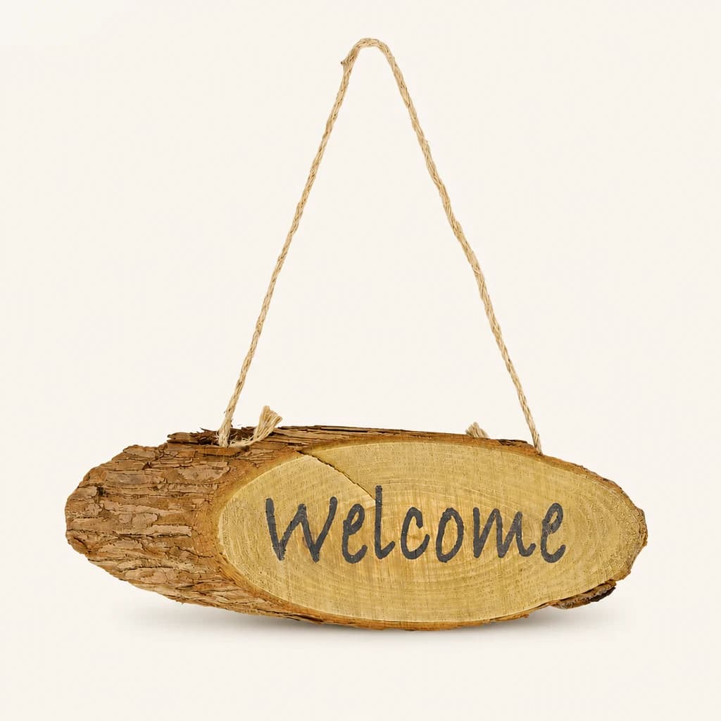 Placa Suspensa Welcome