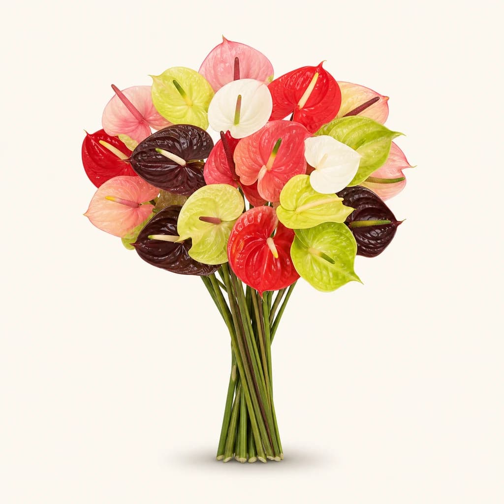 Anturi (Anthurium) multicolor en test - pack des de 10 plantes