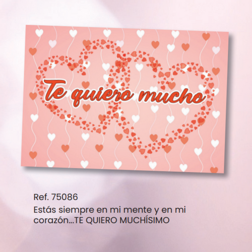 Tarjeta 'Te quiero mucho'