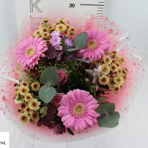 Buquê Floral Rosa, 30 cm de haste