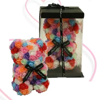 Urso de Rosas Multicolor