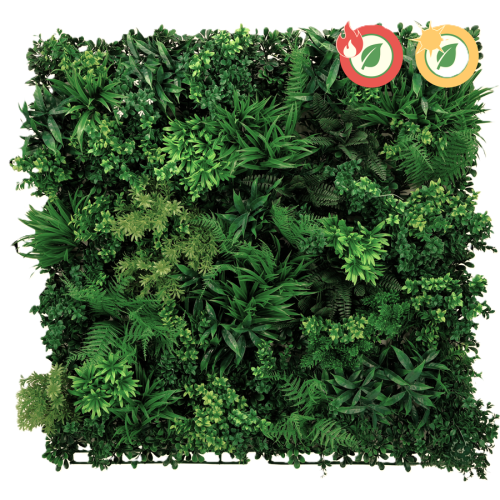 Panell verd artificial ignífug 100 cm