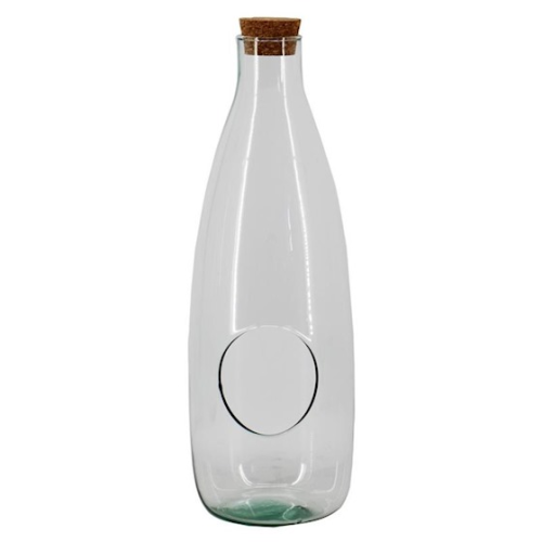 Bura Eco Glass terrarioa kortxozko tapoiarekin