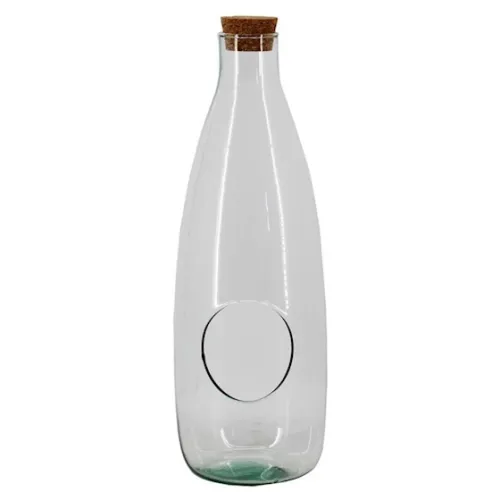 Bura Eco Glass terrarioa kortxozko tapoiarekin