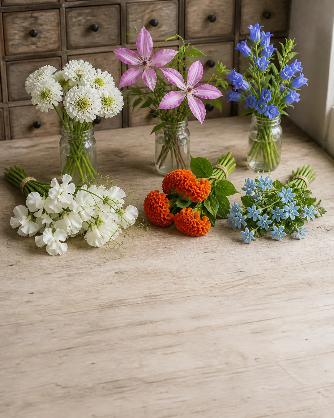 Otras flores frescas