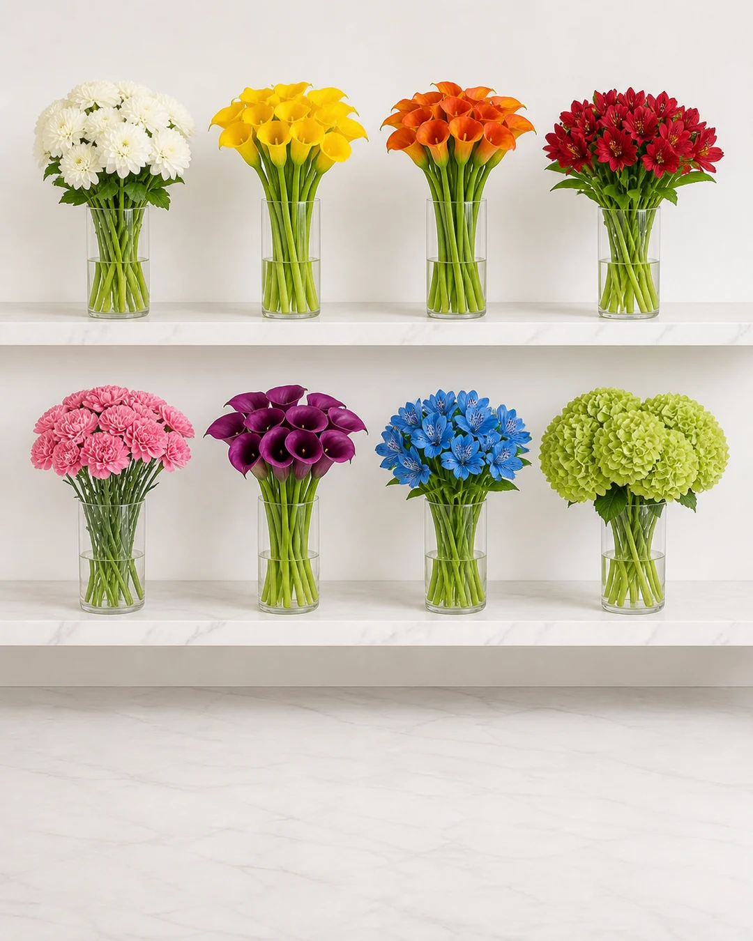 Flores por color