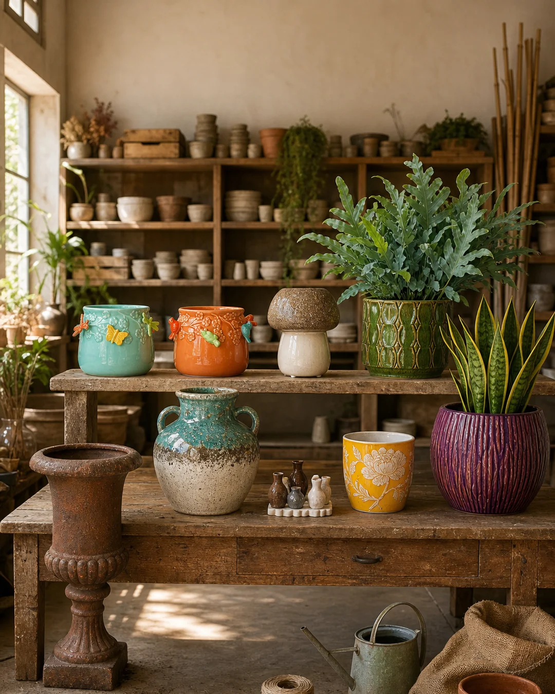 Macetas, jardineras y bolsas de cultivo