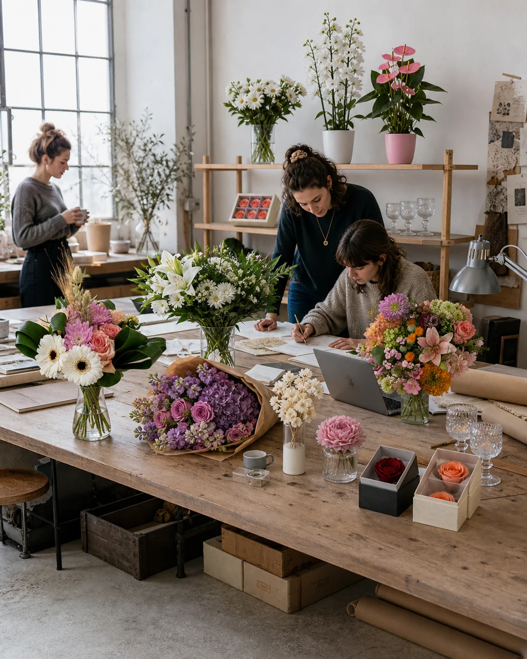 Fleurs et plantes pour Journée de la Femme