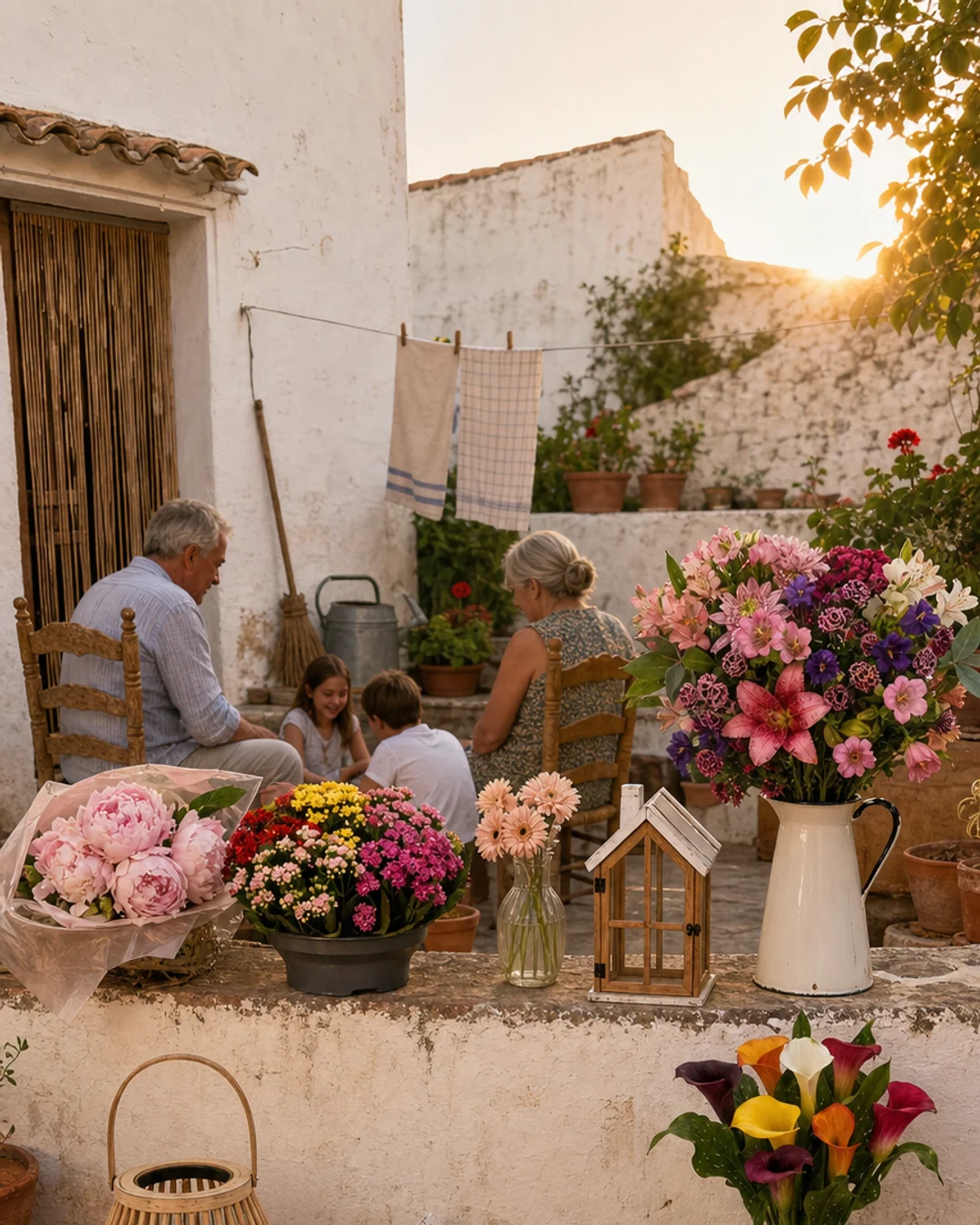 Fleurs et plantes pour Fête des Grands-Parents