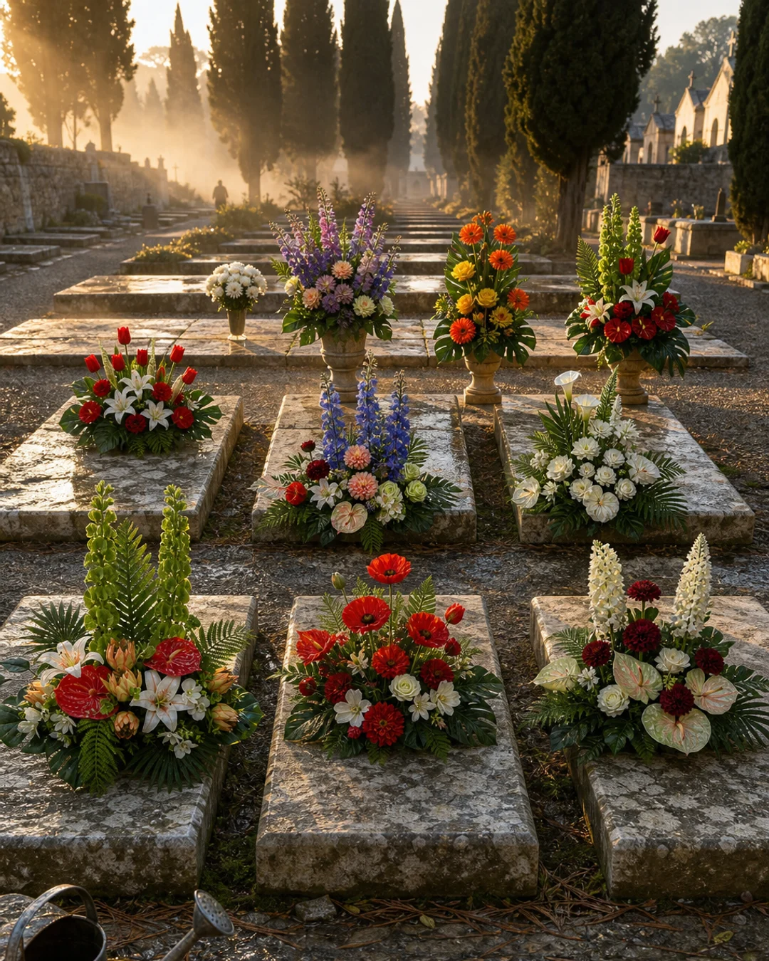 Fleurs et plantes pour Toussaint